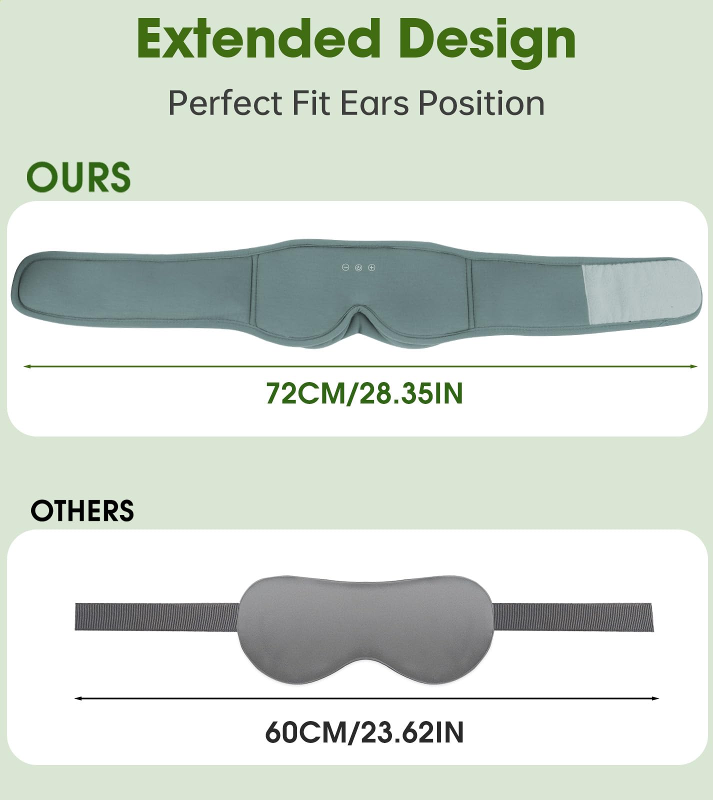 Zhenyemei quiet hook-and-loop closure to avoid hair snagging.