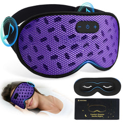 ZHENYEMEI sleep mask with breathable holes for cooler, sweat free nights