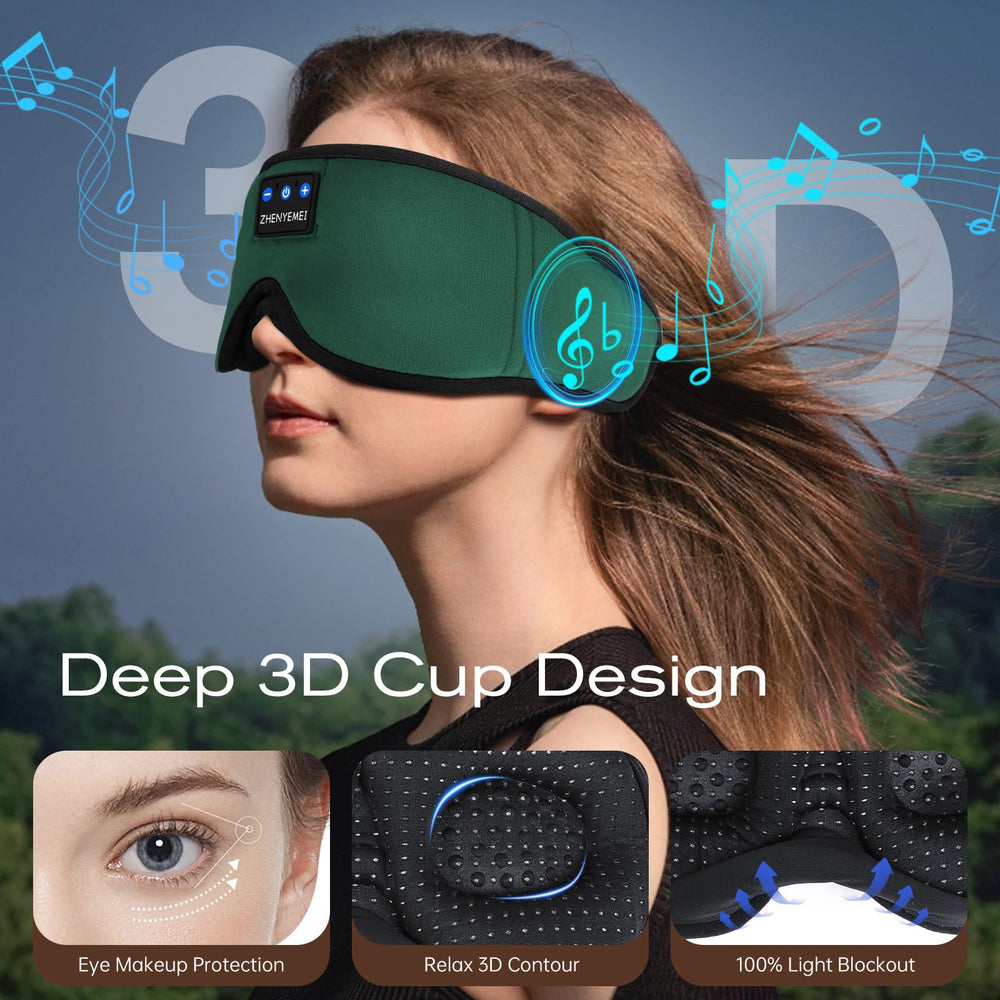ZHENYEMEI travel-friendly sleep headphones ideal for flights and commutes.