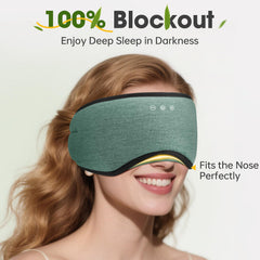 ZHENYEMEI adjustable strap blocks light for side sleepers