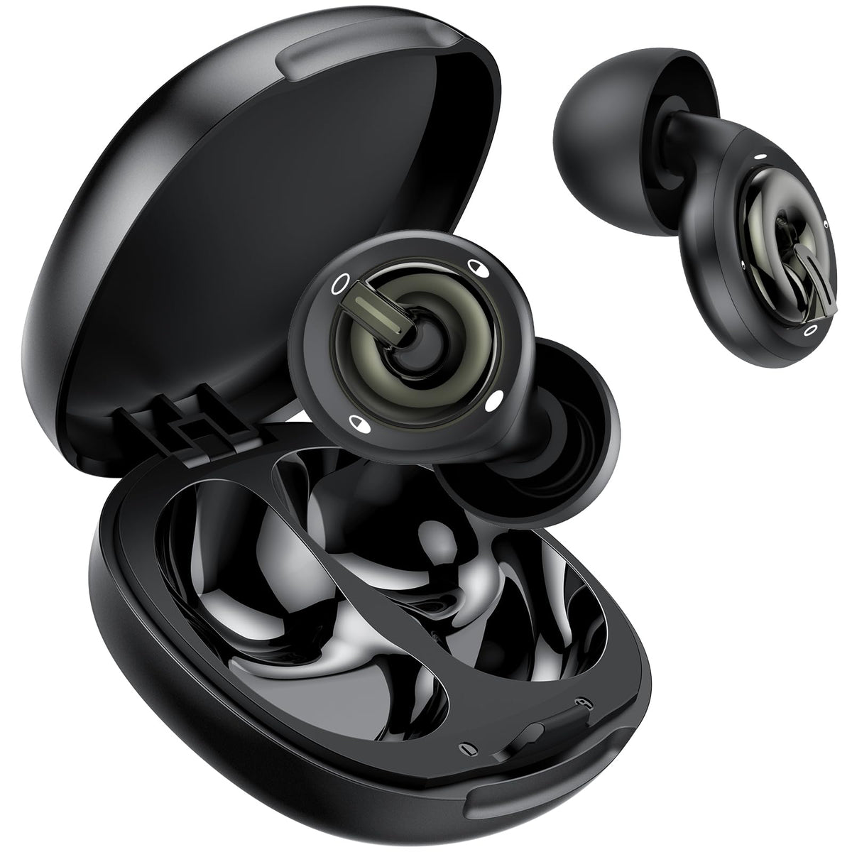 Tapones ZHINDVIS para dormir con reducción de ruido de 35 dB para un sueño más tranquilo.
