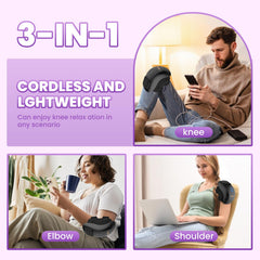 ZHIXJIA knee massager LED screen close-up for quick, intuitive control