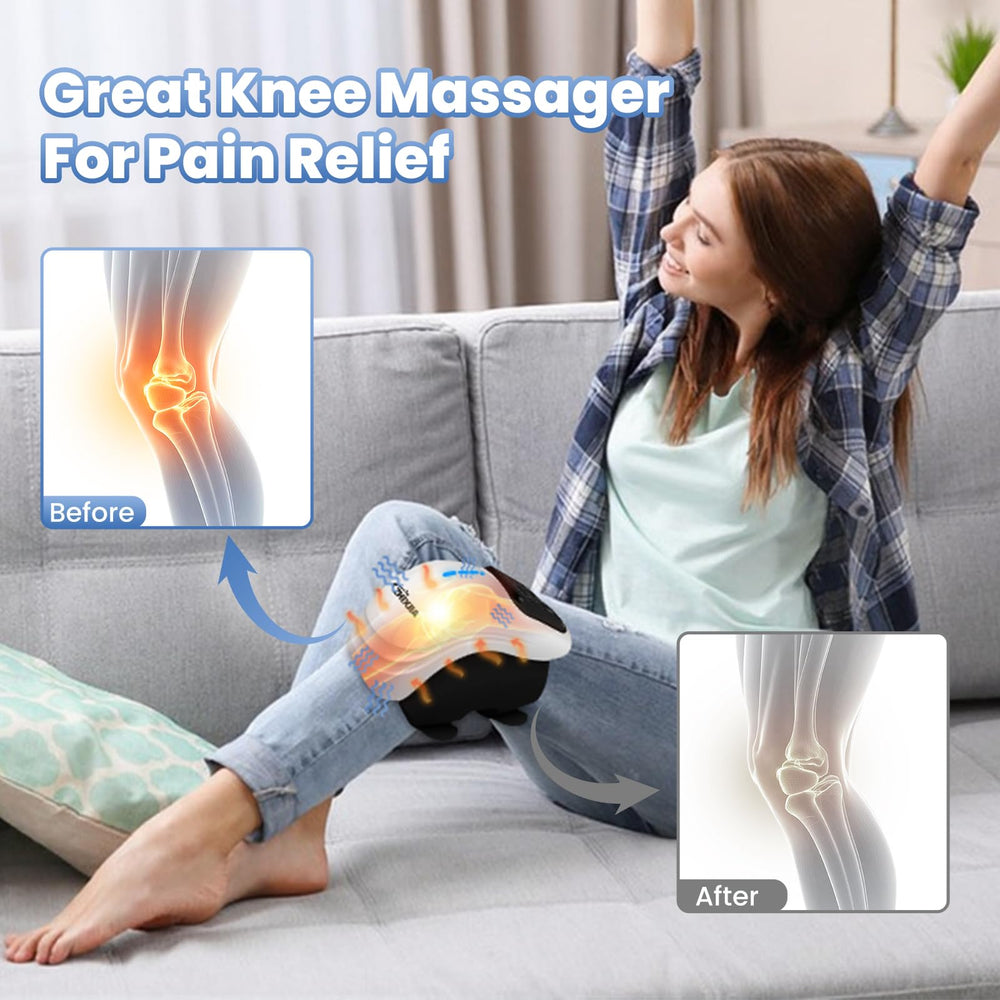 Compact, portable design makes ZHIXJIA knee massager easy to carry during travel.