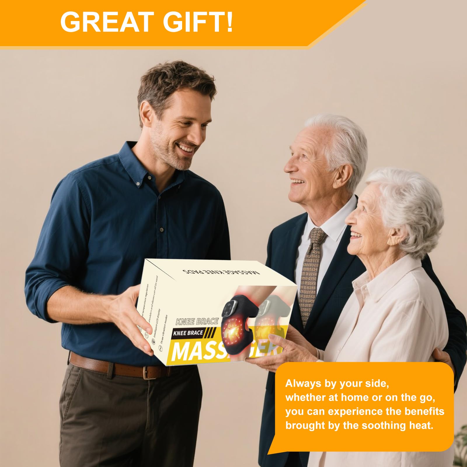 ZHIXJIA portable knee massage in use at home, office, or travel