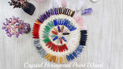 ZHIYUXI Clear Quartz wand in hand for portable calm and focus.