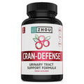 ZHOU Cran-Defense: D-Mannose + Cranberry Extract for Urinary Support – 60 Veggie Capsules