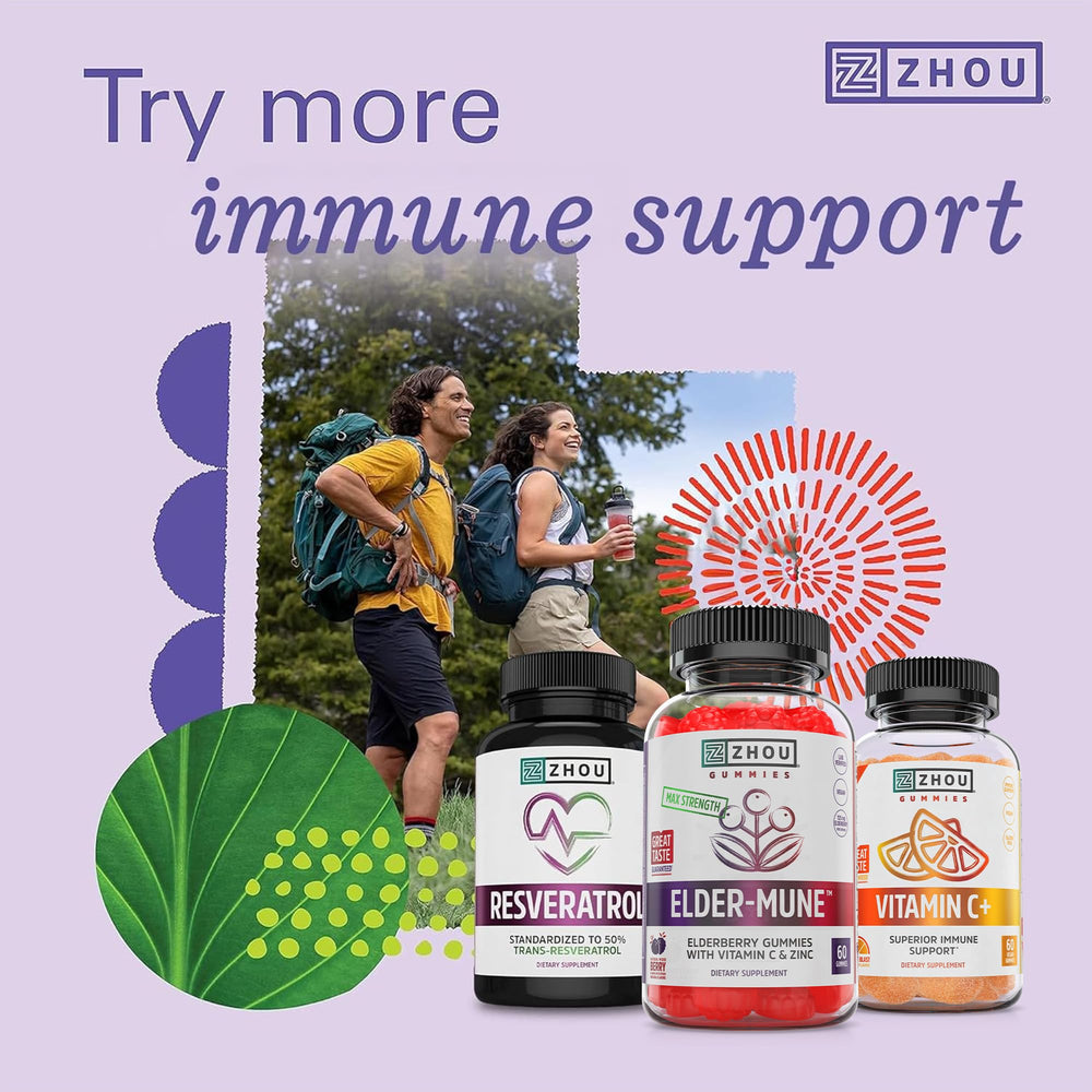 Zhou Elder-Mune gummies suitable for ages 4 and up.