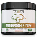 ZHOU Mushroom 8-Plex – Mushroom Powder Blend & Coffee Alternative with Chaga, Lion’s Mane, Reishi & Turkey Tail | 2.14 oz (30 Servings)
