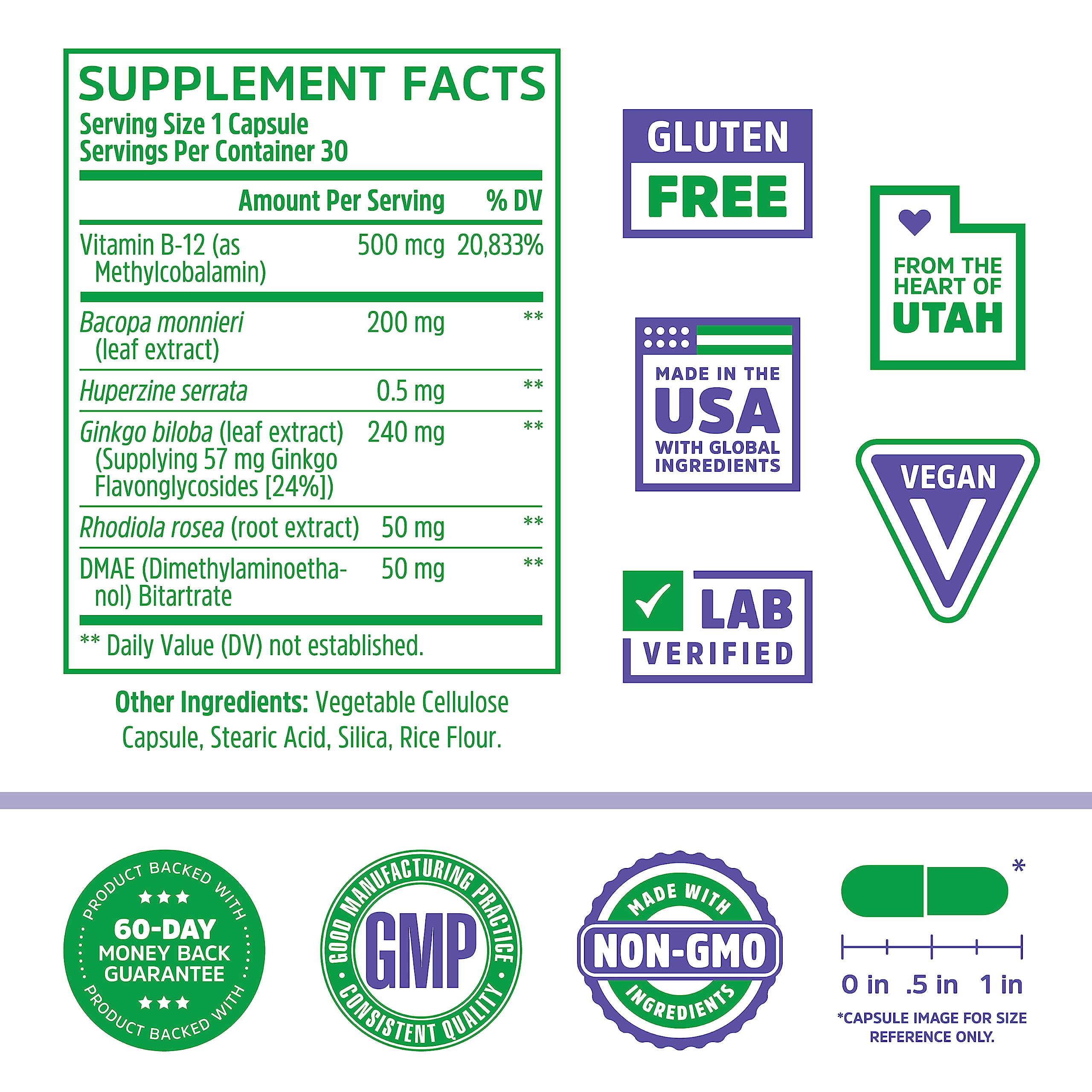 Zhou Neuro-Peak capsules closeup showing texture for daily focus