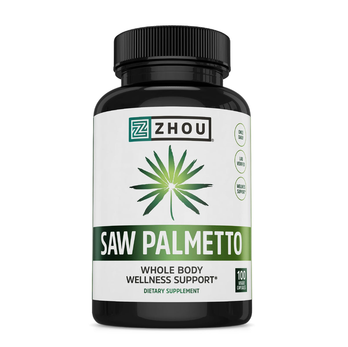 ZHOU Saw Palmetto powder and capsules for daily supplementation