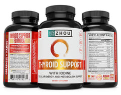 ZHOU Thyroid Support bladderwrack depicted as part of the blend