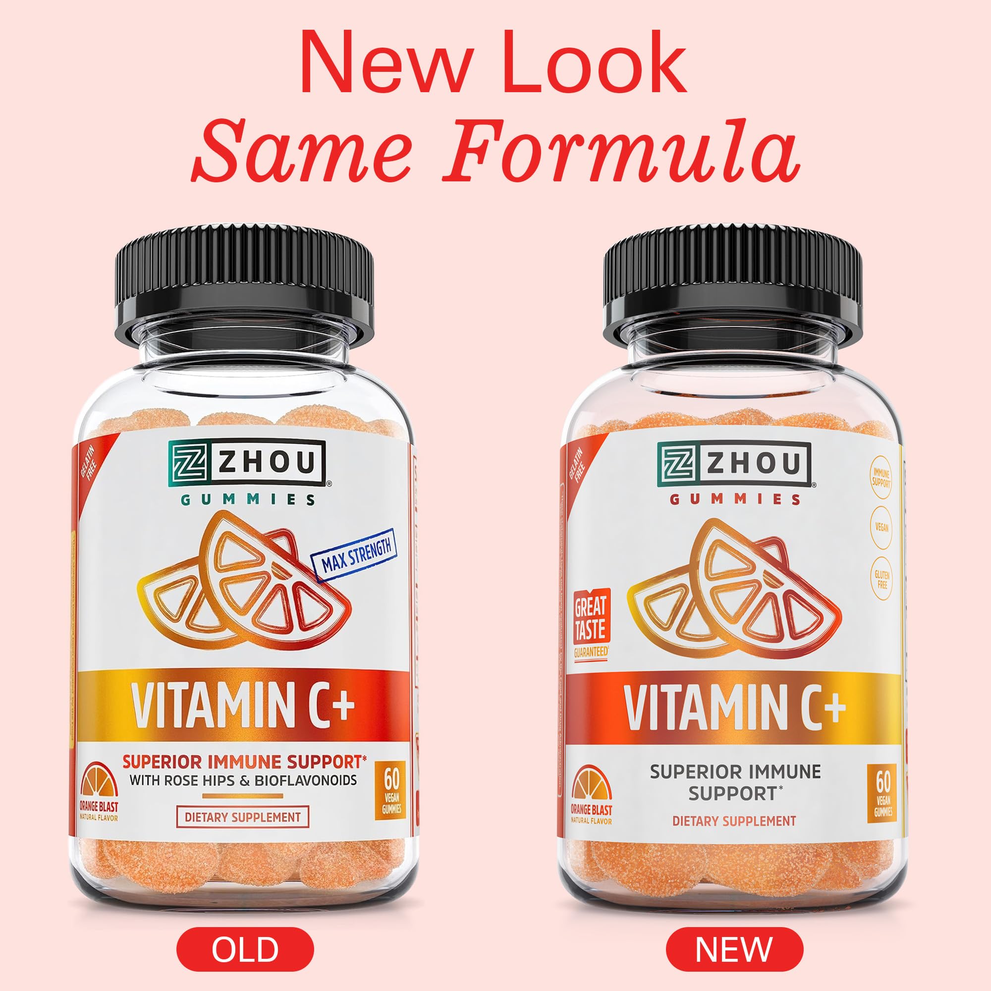 ZHOU Vitamin C Gummies serving image featuring family-friendly daily antioxidant routine