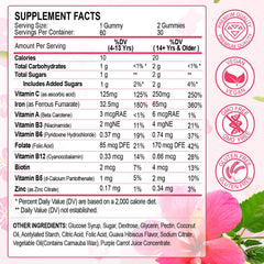 ZHPHK Iron Gummies bottle open shows easy-to-take, fruity supplement.