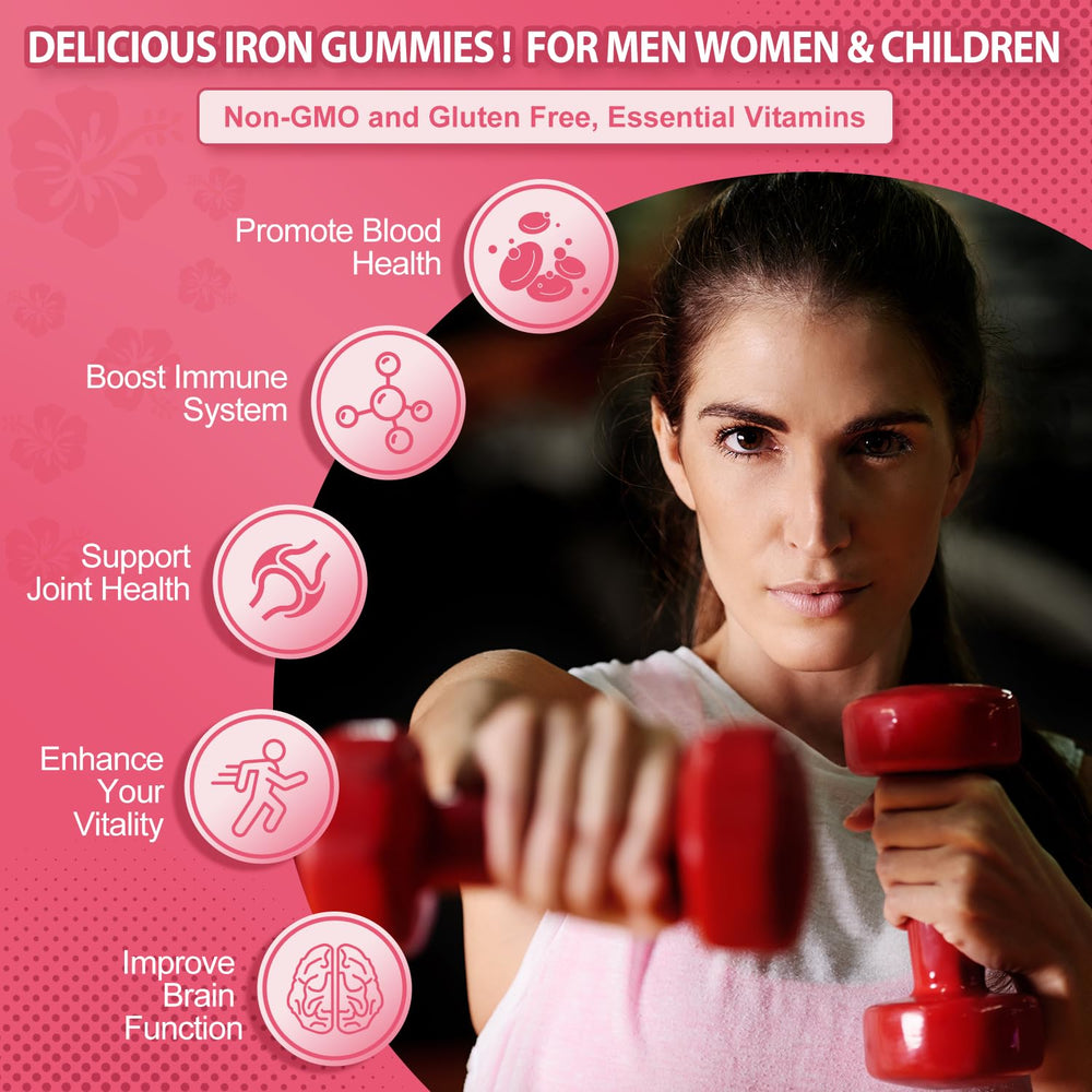 ZHPHK Iron Gummies appealing to kids and adults.