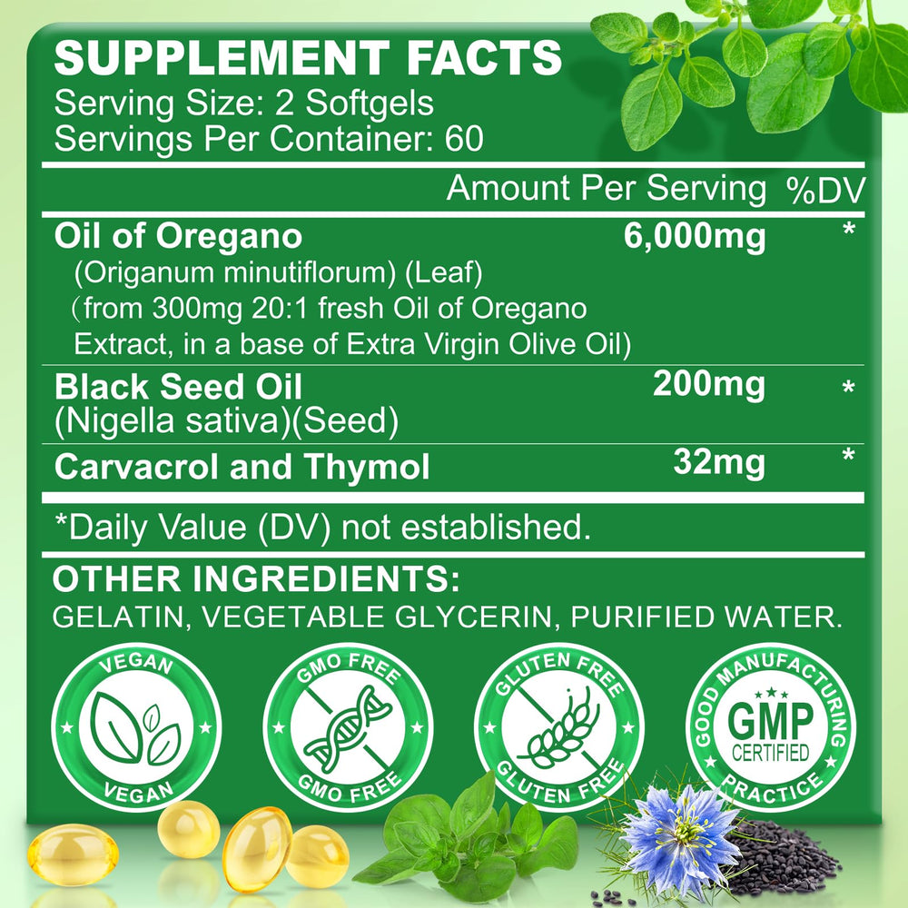 Pour shot of ZHPHK oregano and black seed oil promotes easy daily intake for immune and digestive support.
