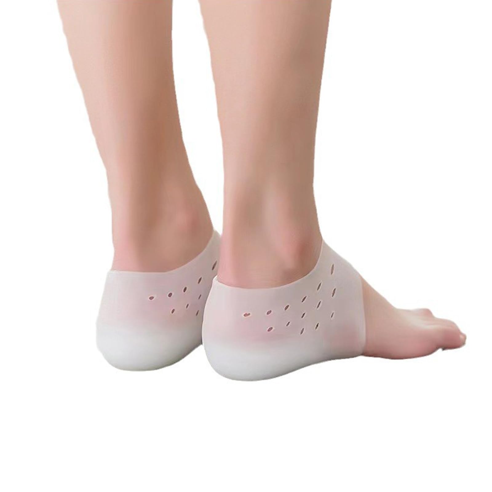 ZHQZZPH invisible height-increase silicone insole enhances confidence while walking.