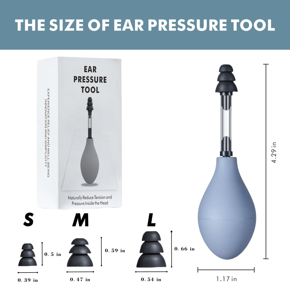 ZIDE ear pressure relief device used in quiet desk setup for daily wellness