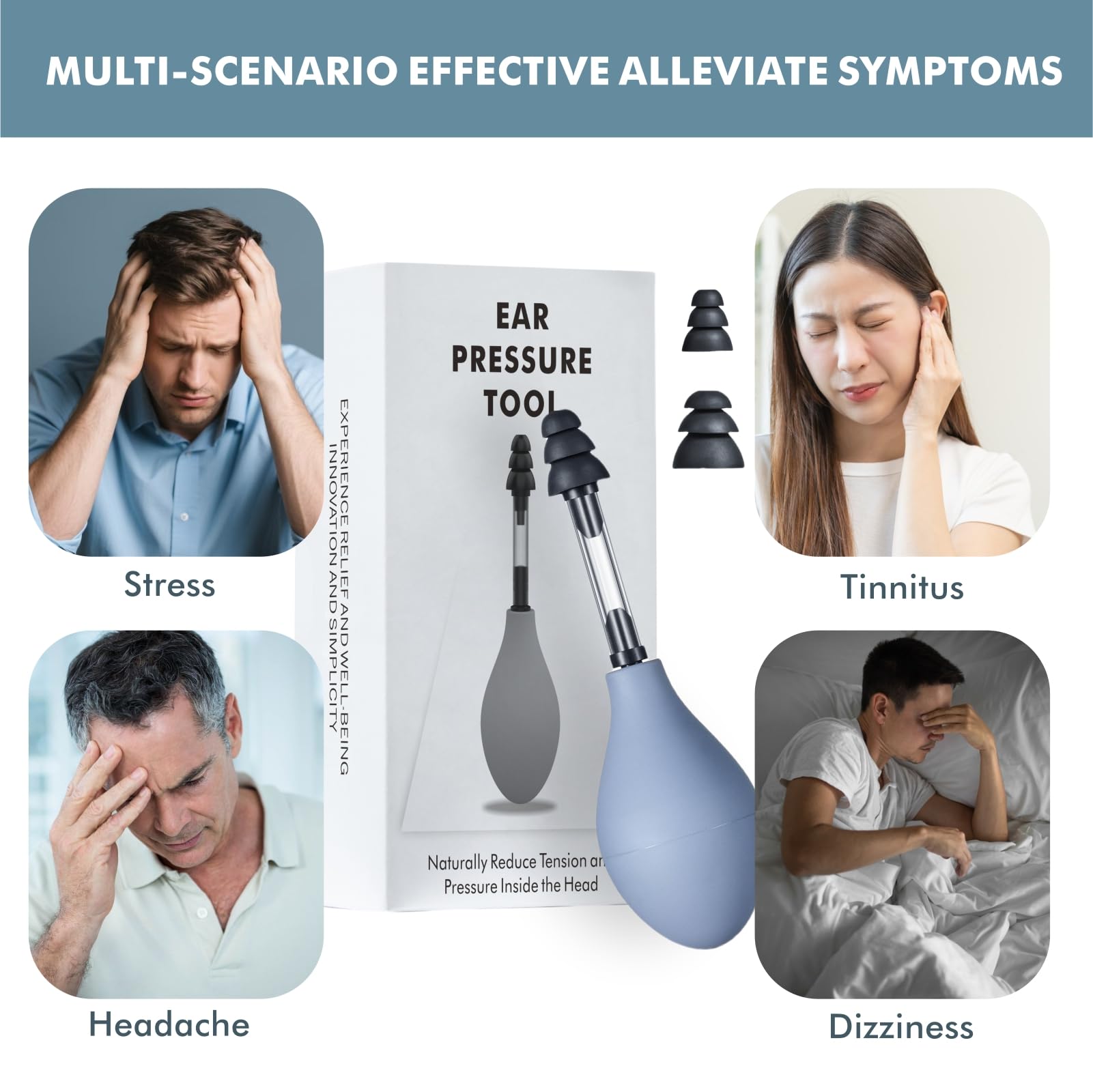 ZIDE ear pressure relief device compact pocket-ready design for portability