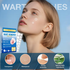ZIHYO Wart Remover Patches demonstrating hydrogel technology for targeted action
