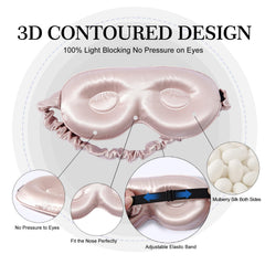 ZIMASILK 3D contoured eye cups prevent pressure on lashes and eyes.