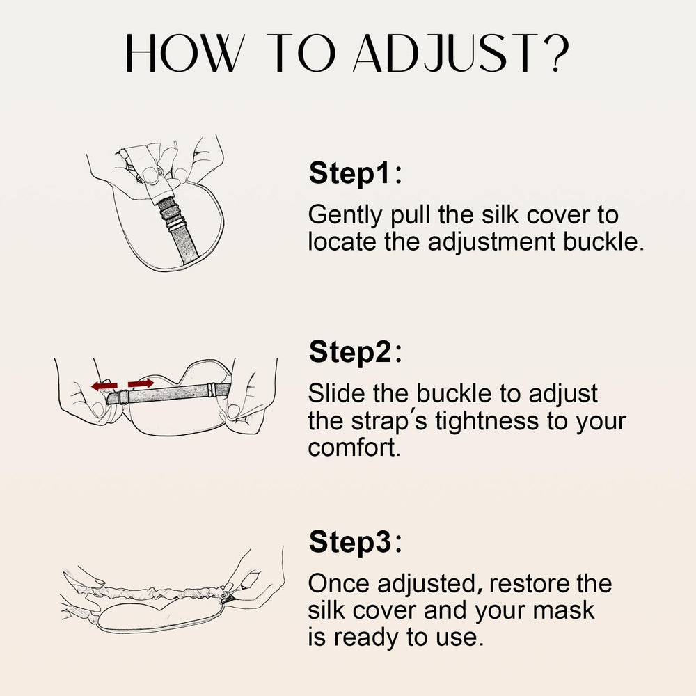 ZIMASILK adjustable buckle shows customizable fit for personalized comfort.