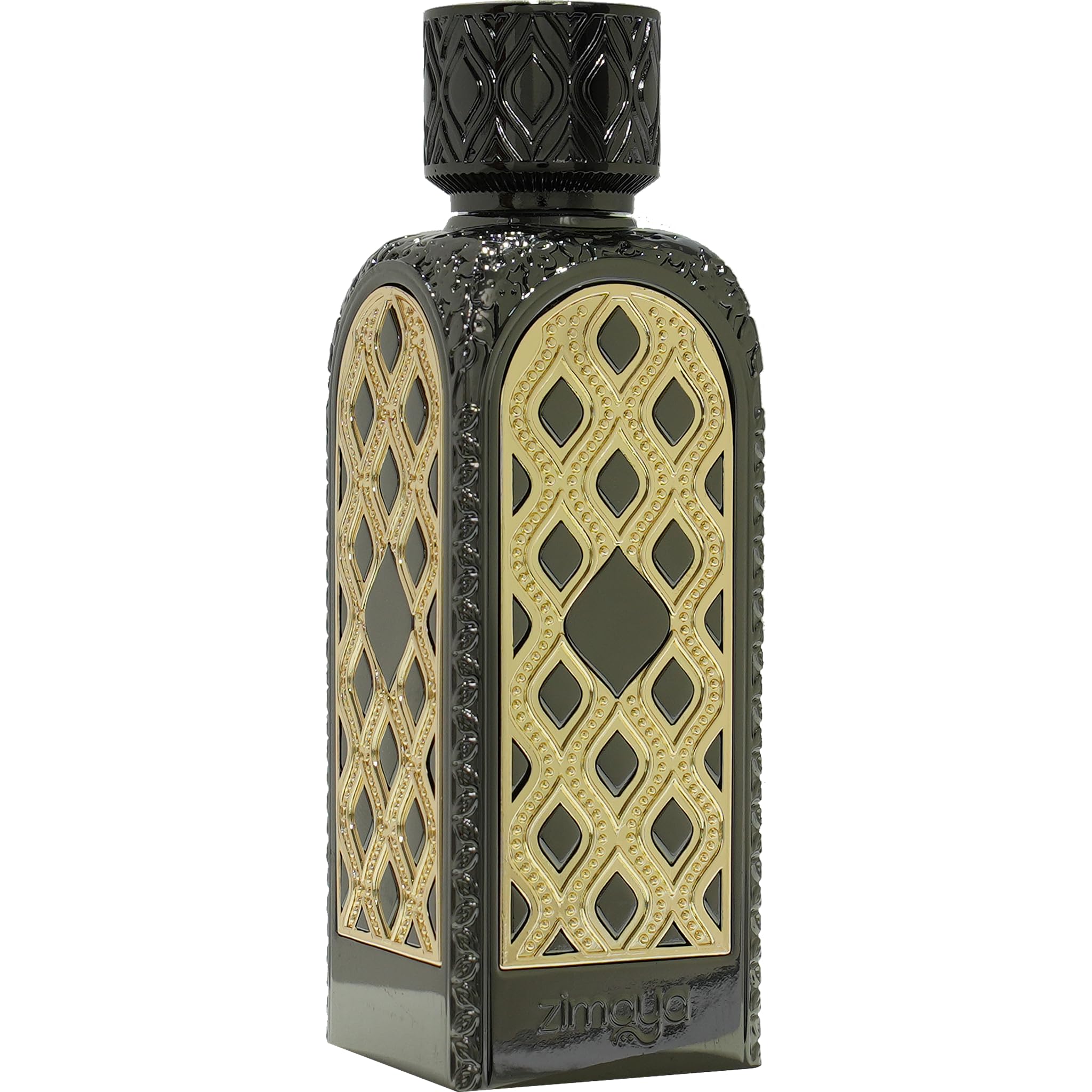 Zimaya Al Safwah bottle top view highlights elegant packaging and premium fragrance for occasions.