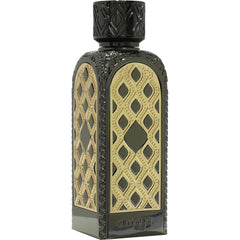 Zimaya Al Safwah bottle top view highlights elegant packaging and premium fragrance for occasions.