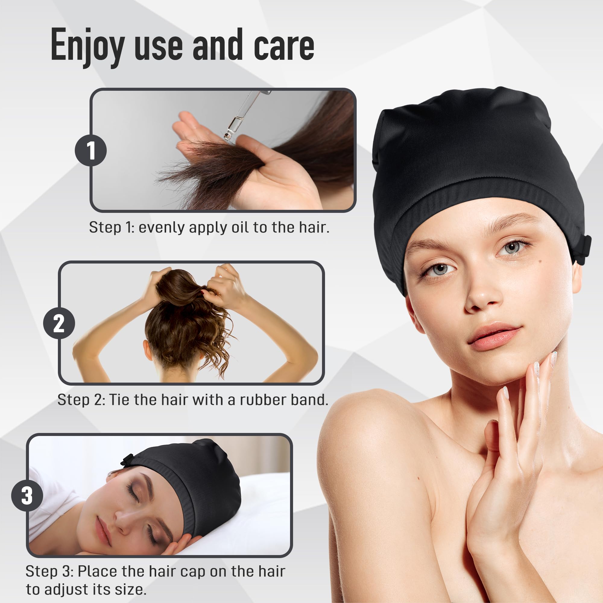 ZINGTERRA Castor Oil Pack Wrap waterproof outer layer prevents leaks during nocturnal use.