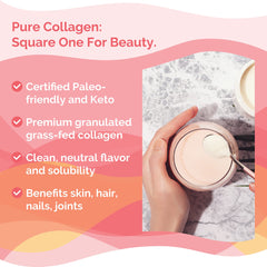 Zint Collagen Peptides stirred into smoothies for convenient amino acids.