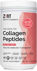 Zint Collagen Peptides XL bottle front, neutral flavor for seamless mixing in coffee or smoothies.