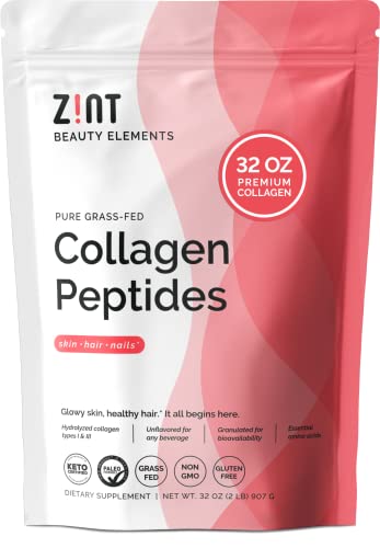 Zint Collagen Peptides unflavored powder dissolves quickly with no taste.