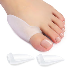 Zinyakon gel bunion pad close-up, soft cushioning for bunion relief and skin comfort.