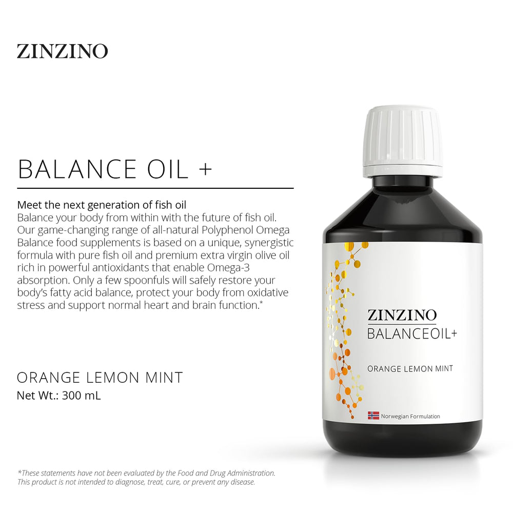 Zinzino BalanceOil+ label closeup reveals omega-3 and vitamin D3 ingredients