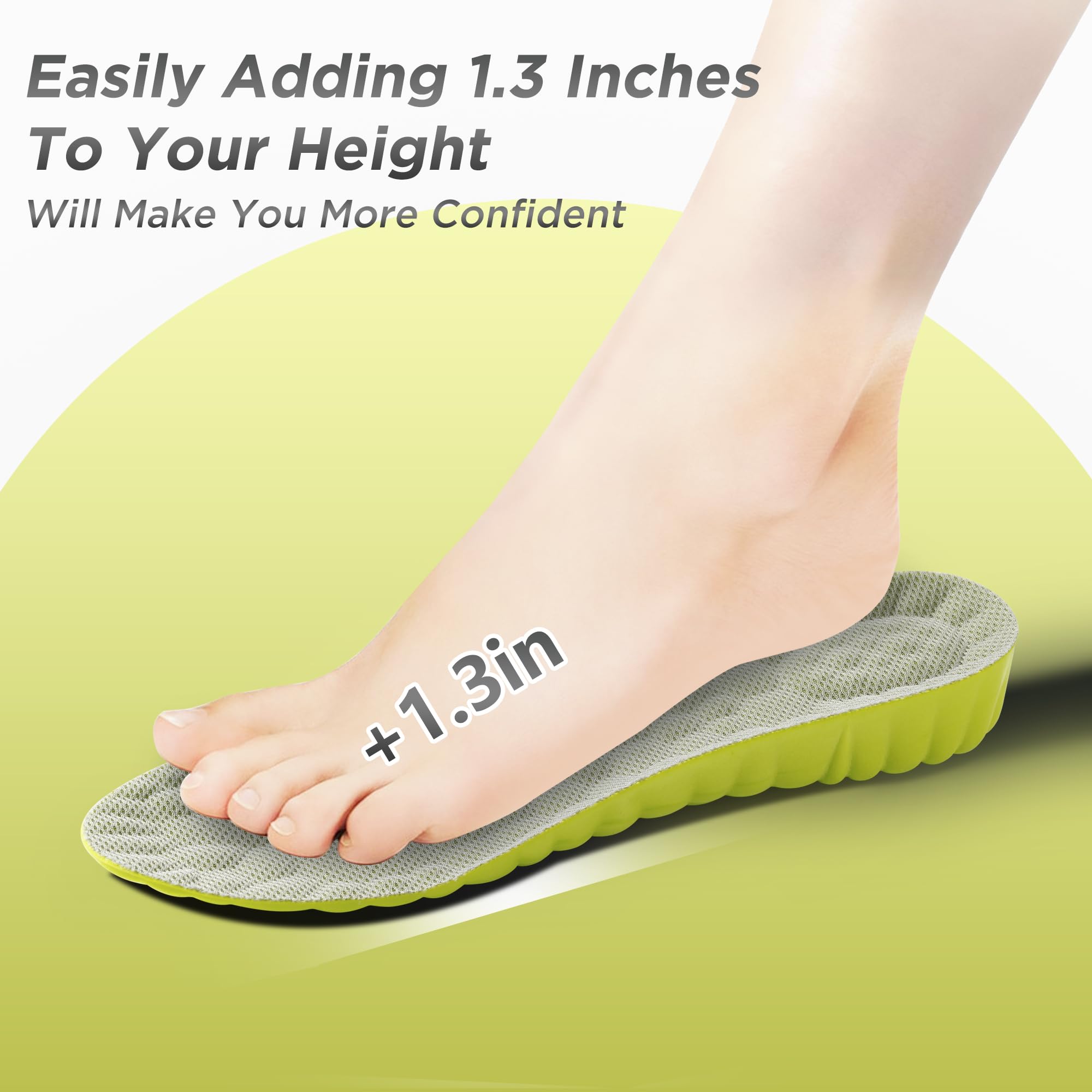Ziwigik 4D cloud technology insoles offer breathable comfort for long wear.