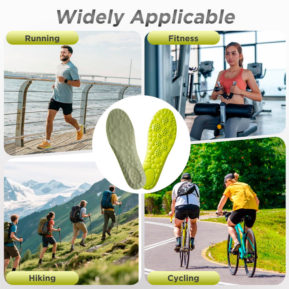 Ziwigik insoles fit men and women across various footwear.