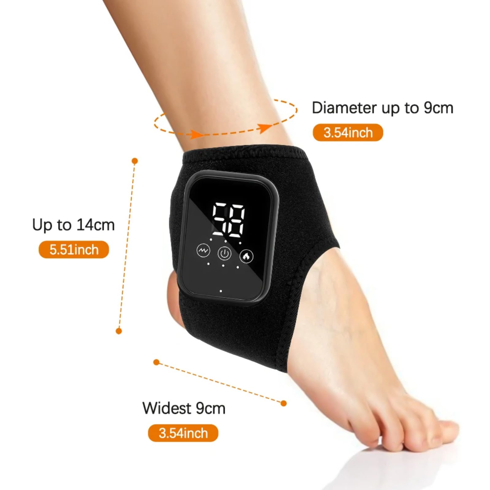 ZIYIME USB charge port enables cordless massages at home, office, or while traveling