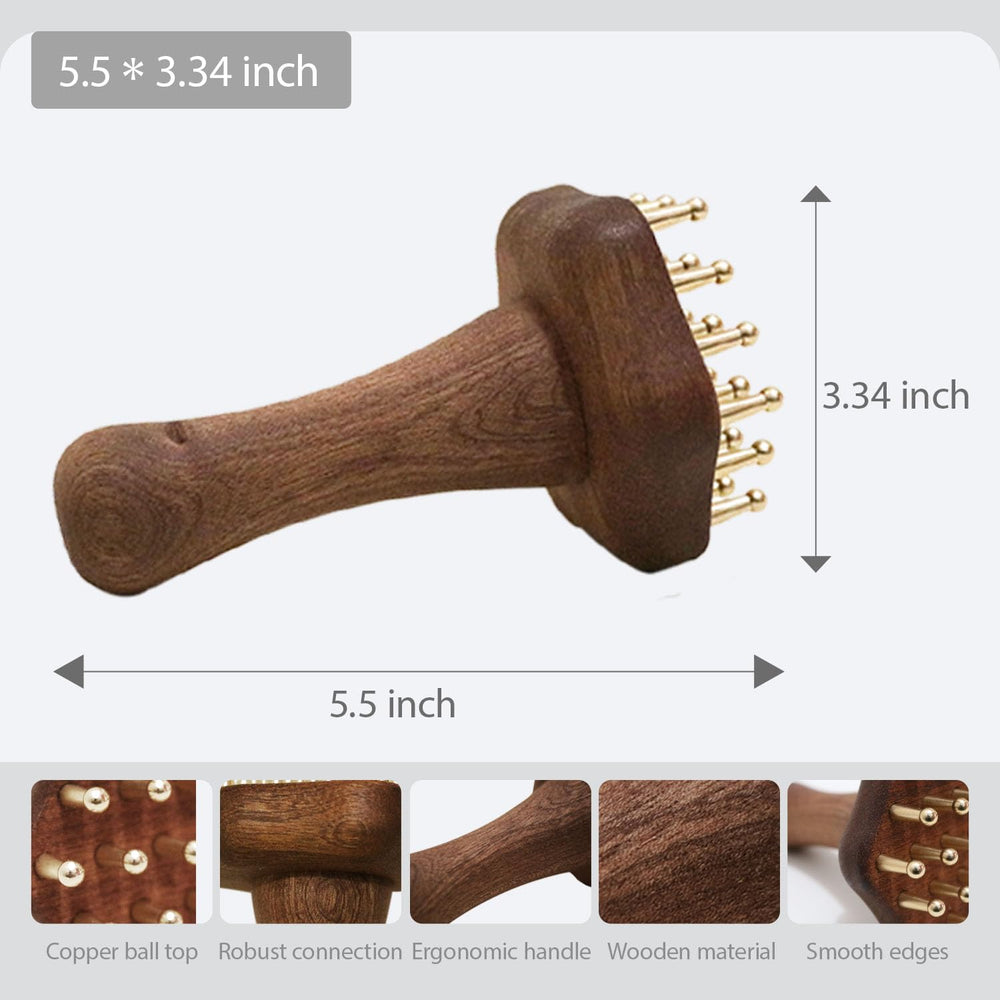 ZKMGYZB ergonomic-grip massage tool supports full-body use with easy handling.