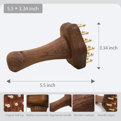 ZKMGYZB ergonomic-grip massage tool supports full-body use with easy handling.