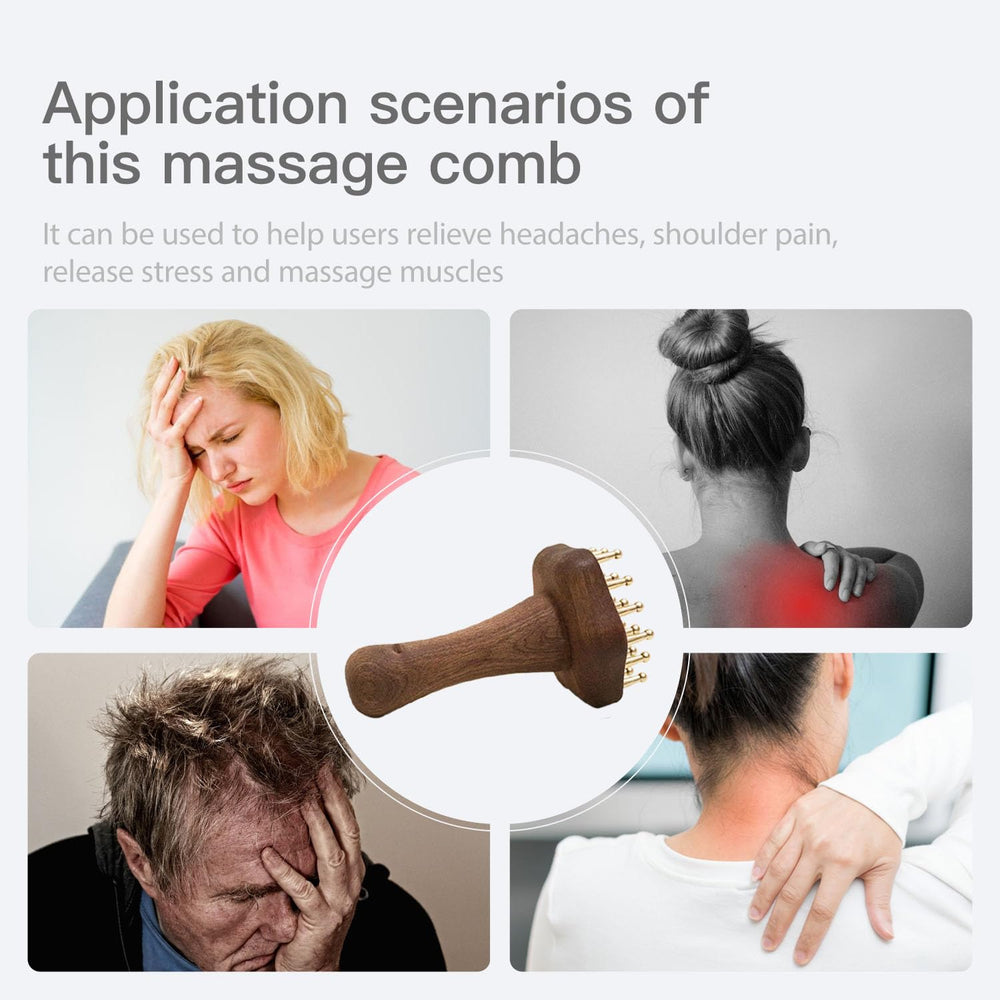 ZKMGYZB scalp-massage design fits the scalp without hair snagging for comfort.