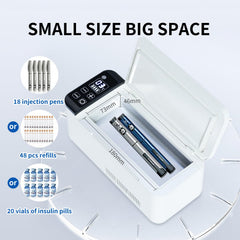 ZKSCool insulin cooler box detachable lid for easy loading and cleaning