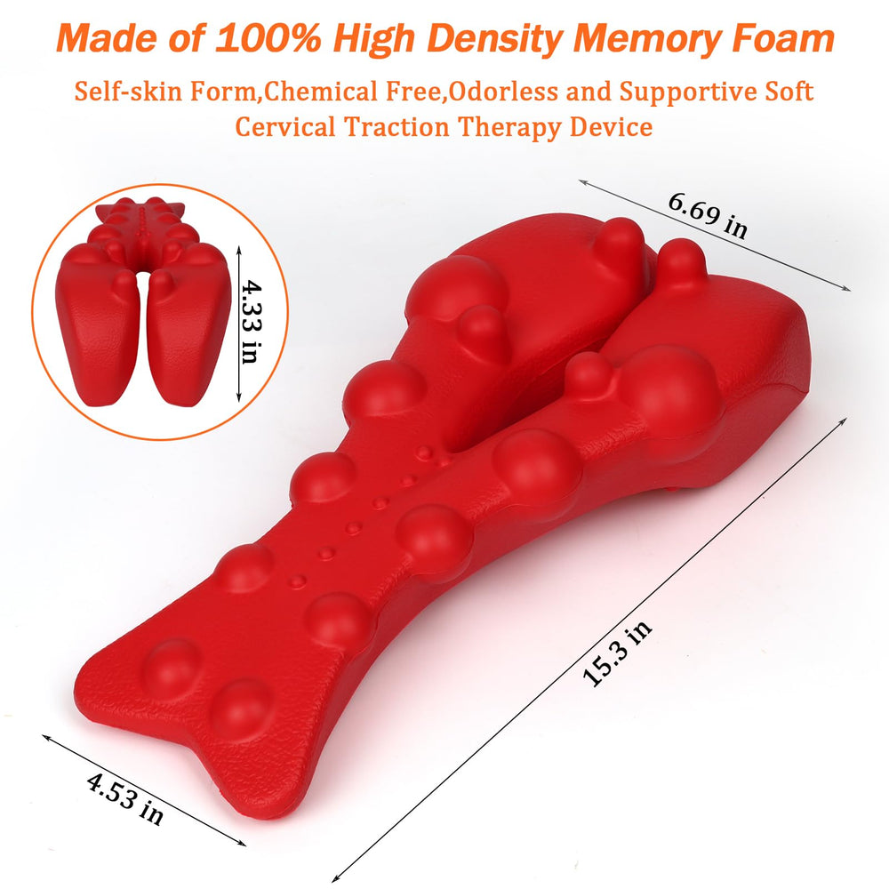 Zlisnahy cervical pillow travel-ready compact design for on-the-go relief