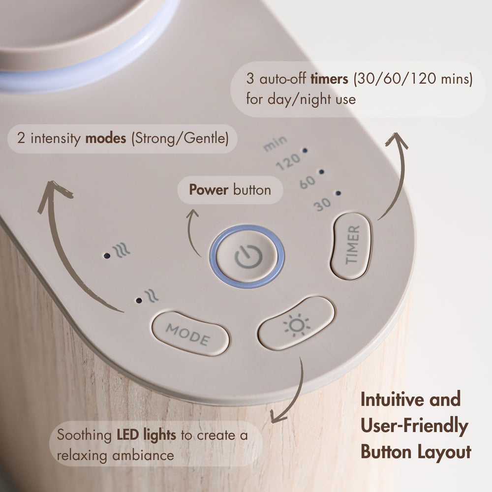 ZMARKRAFT compact diffuser fits on desks or nightstands.