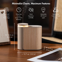 ZMARKRAFT dual-mist diffuser offers two modes for mood-adjustable aroma.