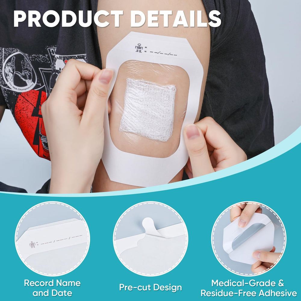ZMZPA waterproof bandage swim and shower proof seal keeps injuries protected.