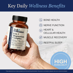 ZnS Health label features Aquamin minerals and natural cofactors.