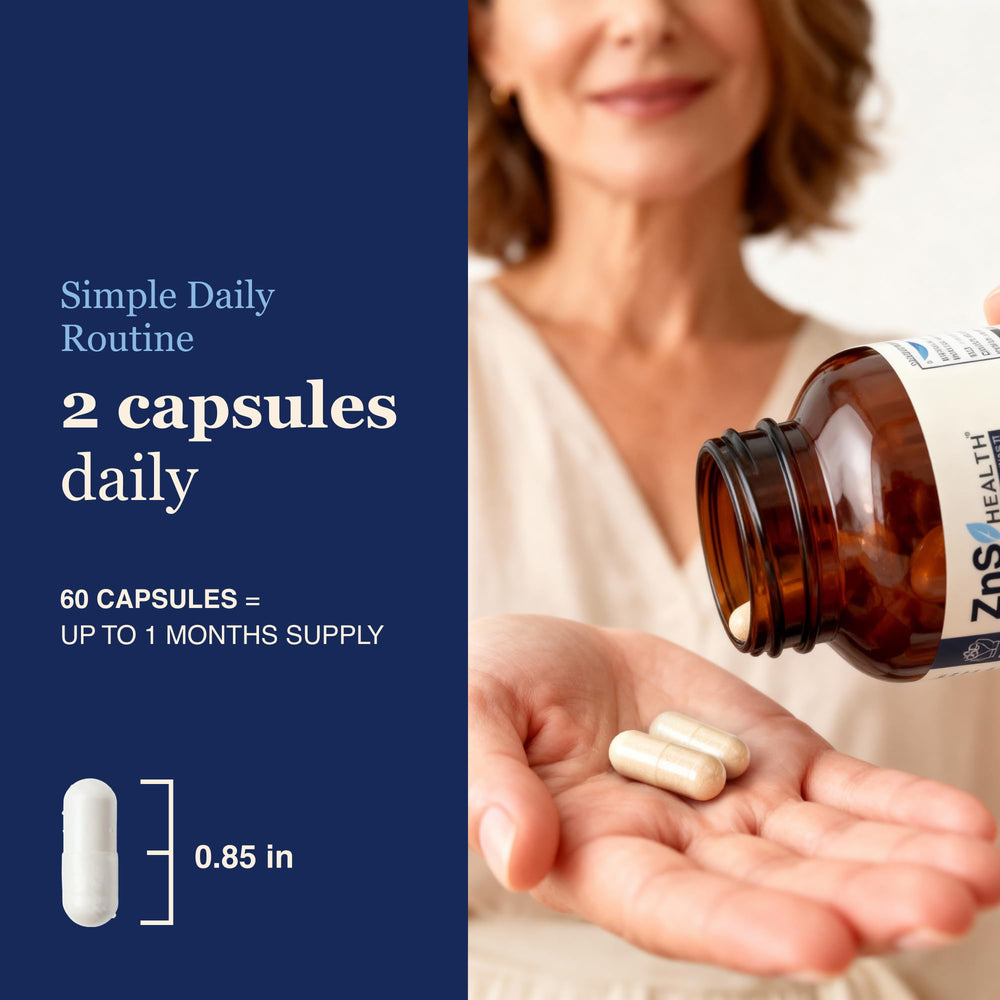 ZnS Health vegan non-GMO capsules emphasize allergen-free wellness