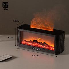 Znvyxhom diffuser with 8 LED colors and adjustable brightness for mood lighting.