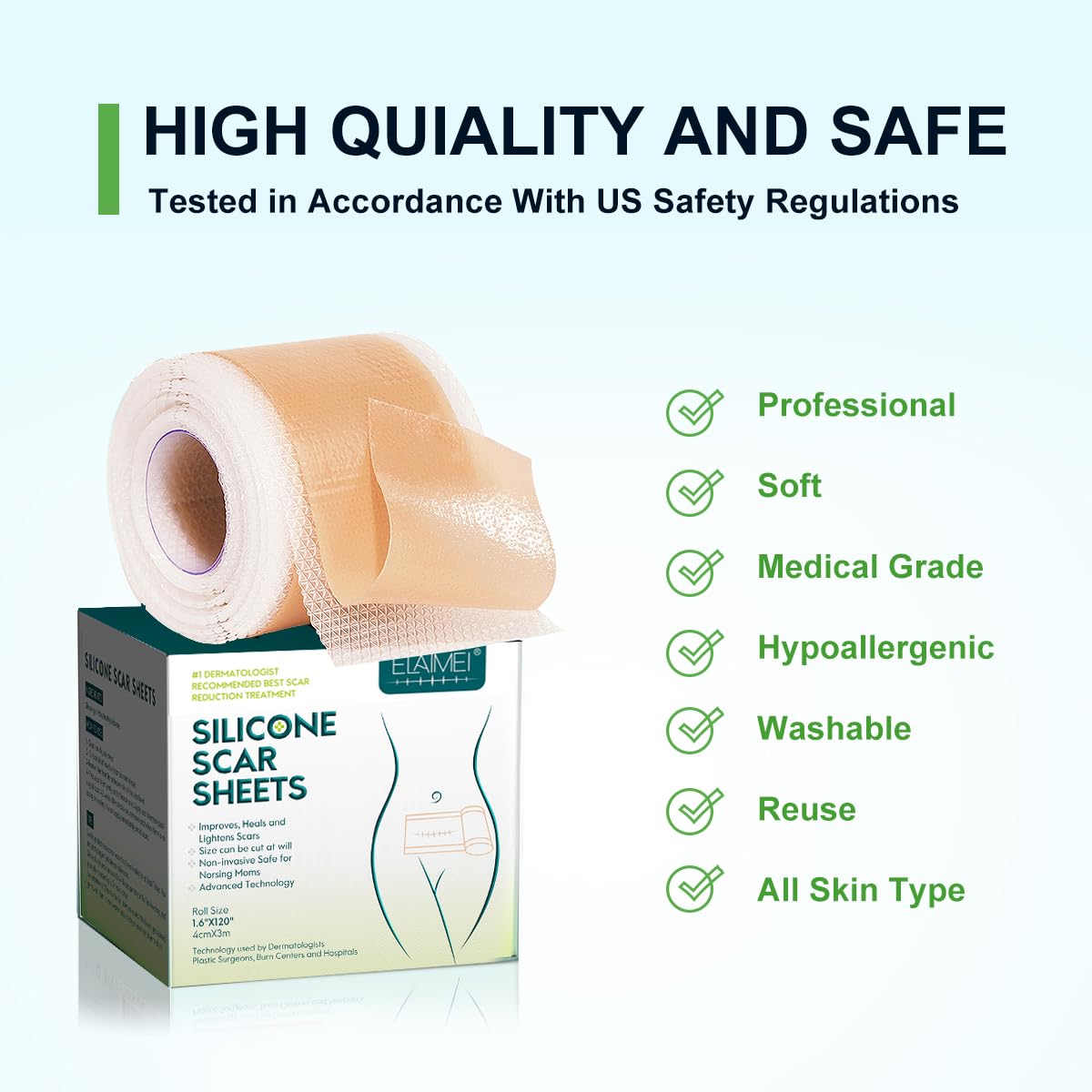 ZODENIS scar sheets used on a burn scar with protective cover