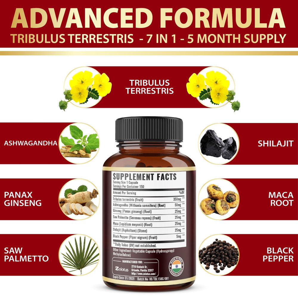 Black Pepper included to aid absorption.