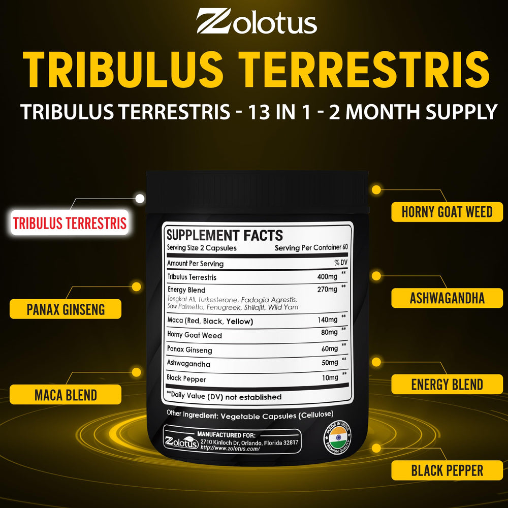 Zolotus daily-use graphic shows two capsules with a glass of water.